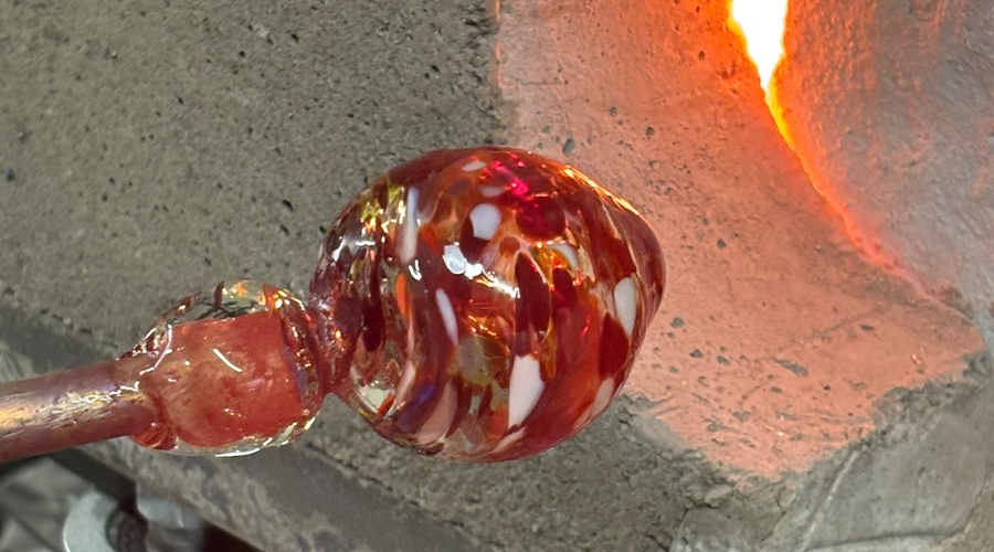 Glassblowing experience in Malta at GlassXpressions hot shop